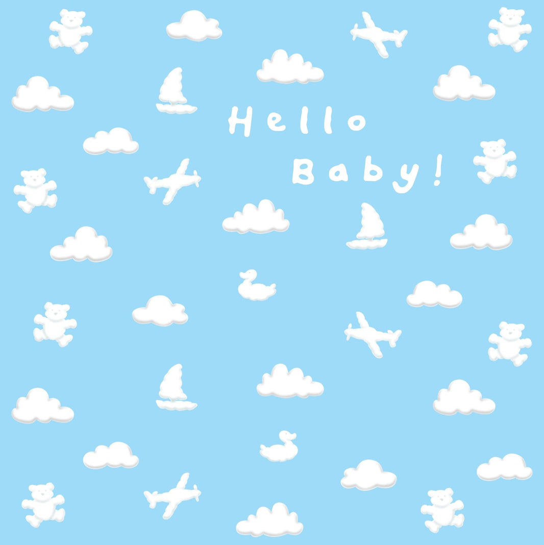 Ella Bella Rose New Baby Boy Card