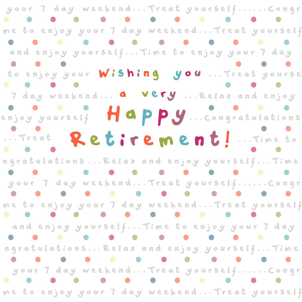 Ella Bella Rose Happy Retirement Card - House of Cards