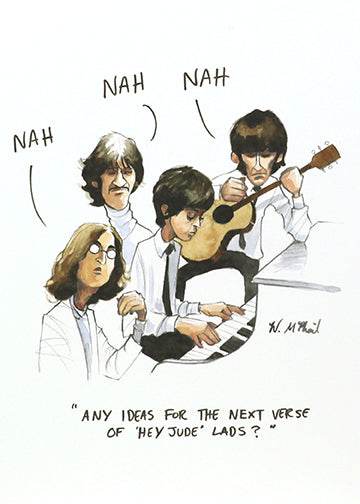 Beatles Next Verse Birthday Card - House of Cards