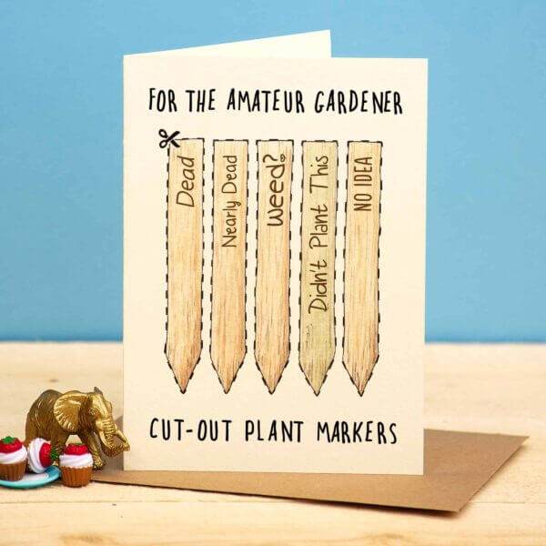 Amateur Gardener Birthday Card - House of Cards