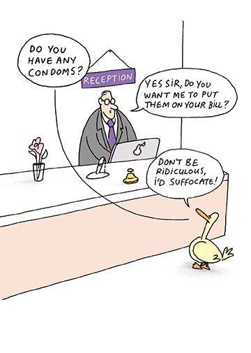 Duck Bill Birthday Card - House of Cards