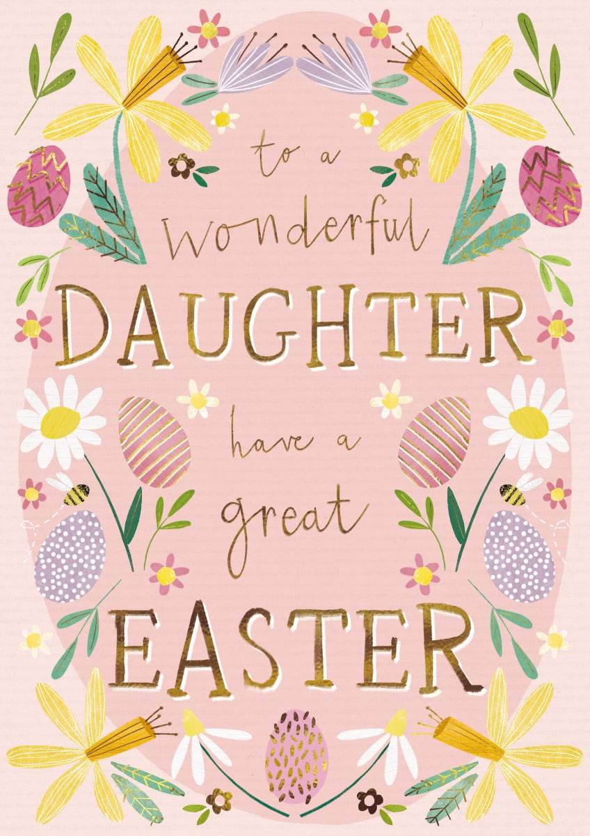 Daughter Easter Greeting Card - House of Cards