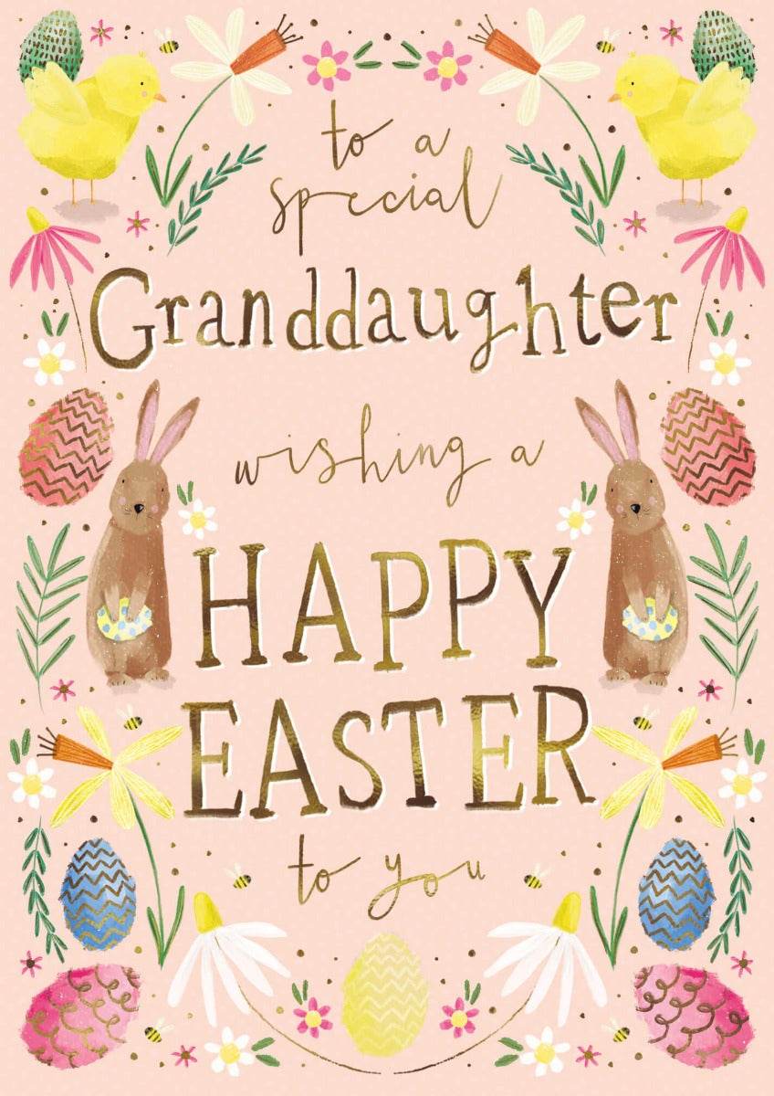Granddaughter Easter Greeting Card - House of Cards