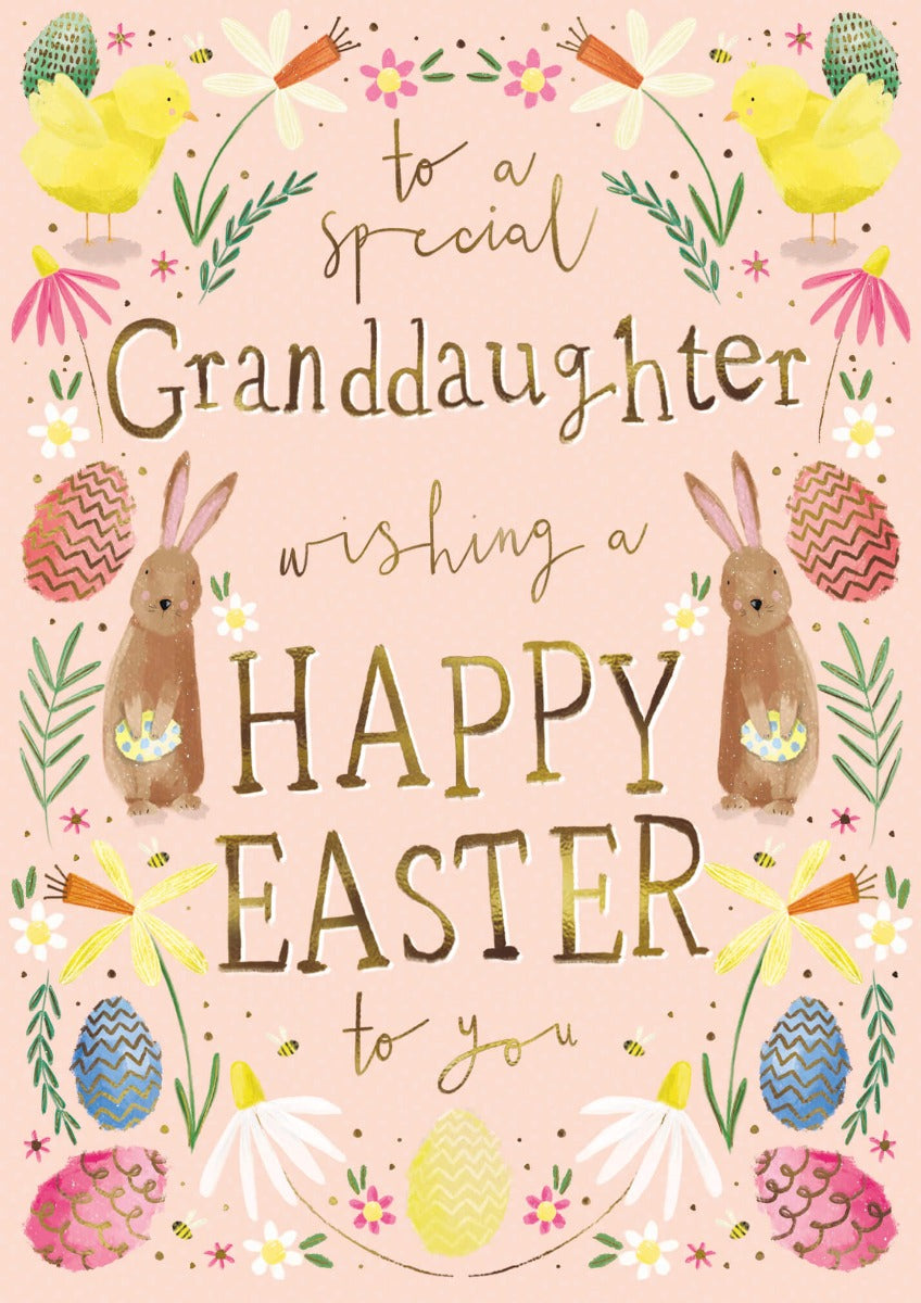 Granddaughter Easter Greeting Card