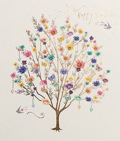 Tree Happy Birthday Card - House of Cards