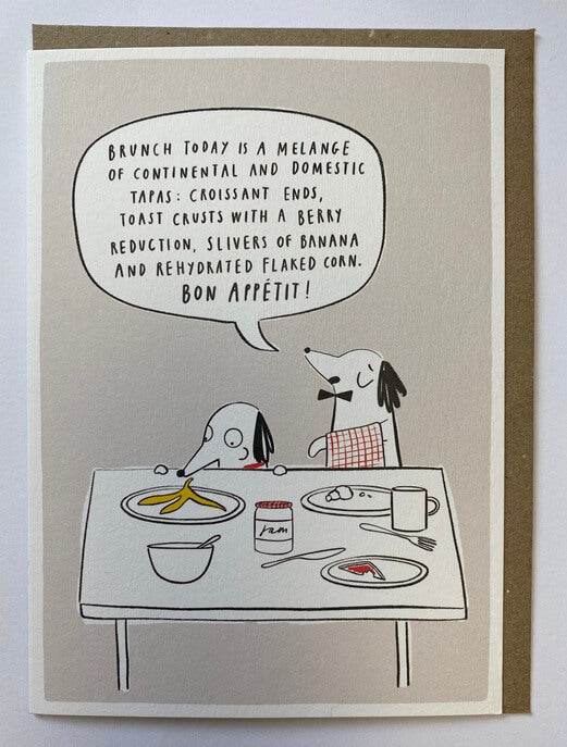 Picture Pawfect Bon Appetit Birthday Card - House of Cards