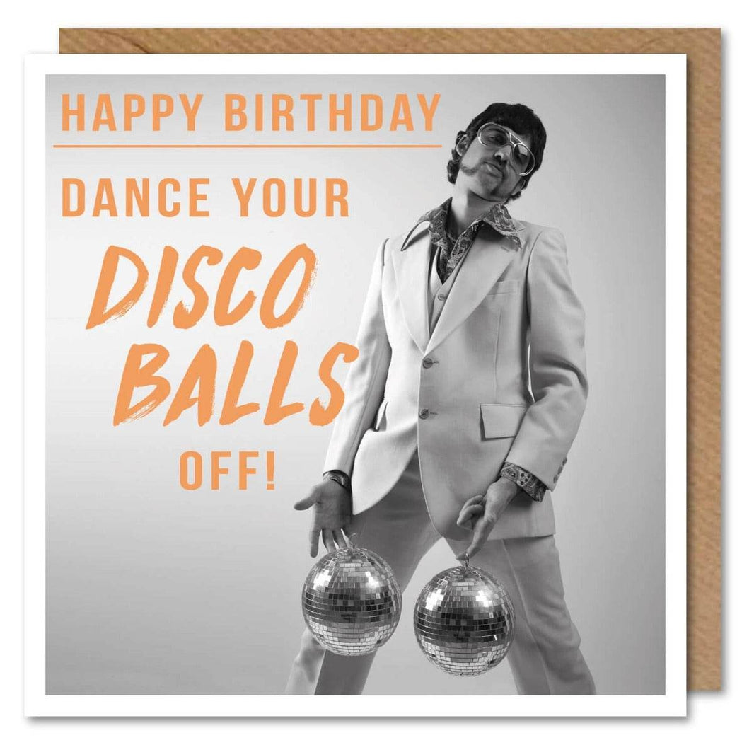 Disco Balls Birthday Card - House of Cards