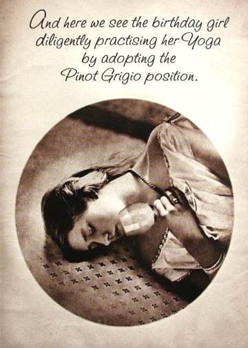 Pinot Grigio Position Birthday Card - House of Cards