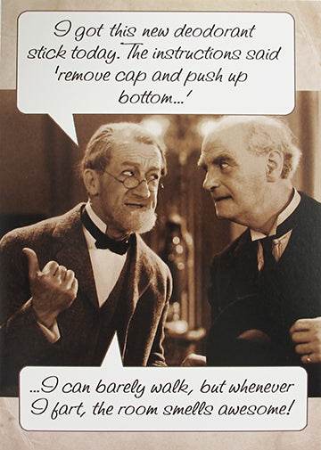 Deodorant Stick Birthday Card - House of Cards