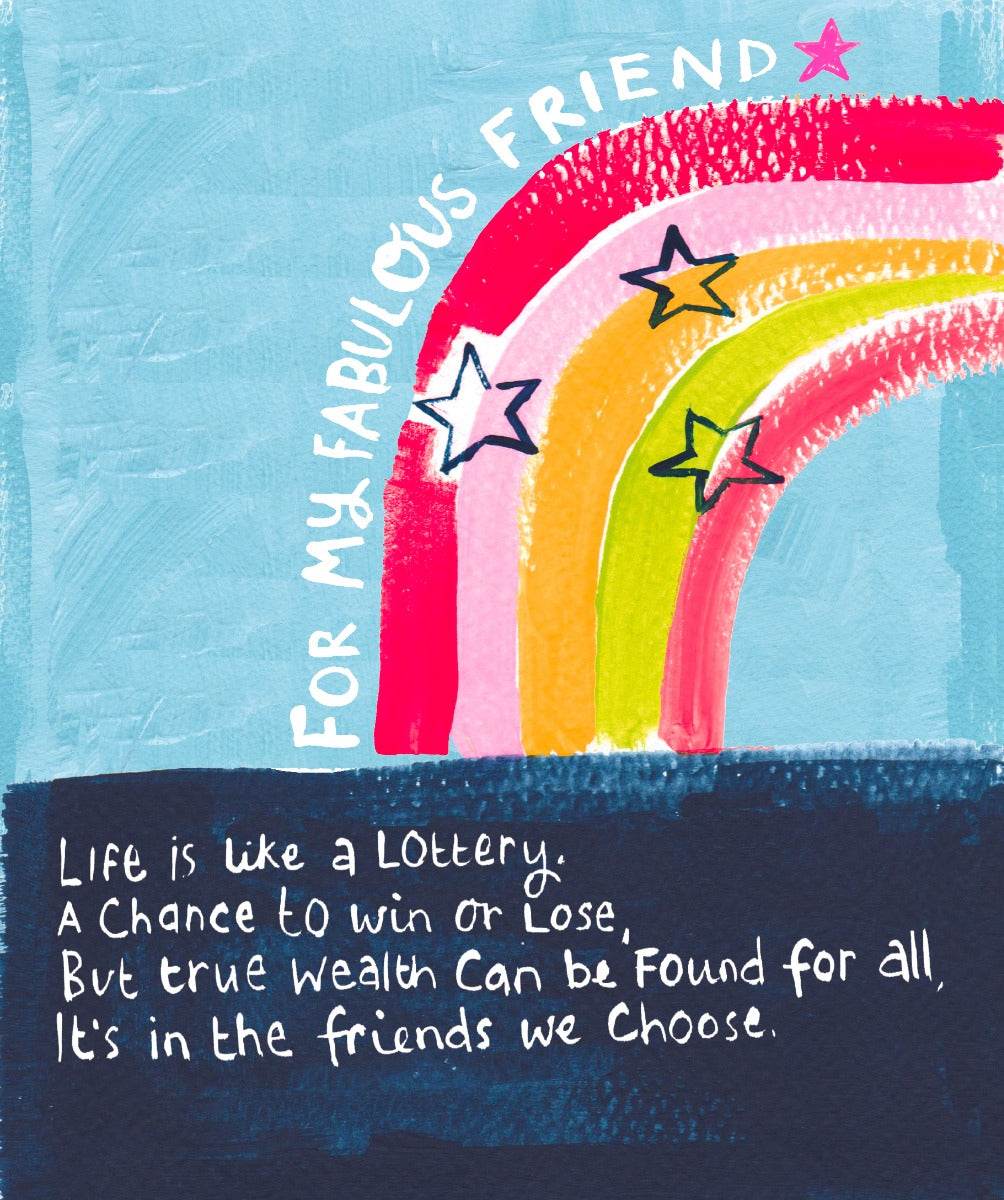 Fabulous Friend Birthday Card - House of Cards