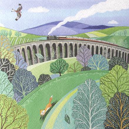 TravelTrain Greeting Card - House of Cards