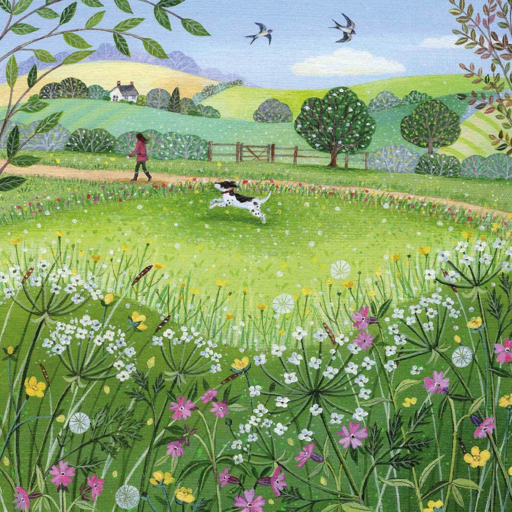 Wondrous Walk Greeting Card - House of Cards