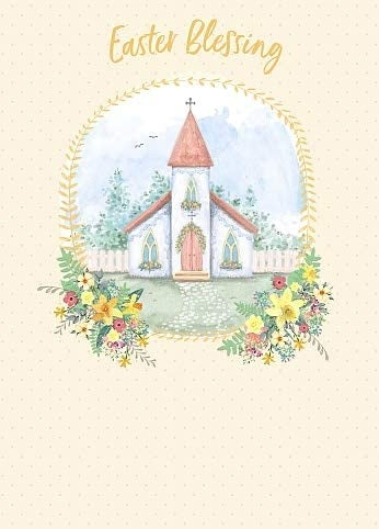 Carte Blanche Church Blessings Easter Card
