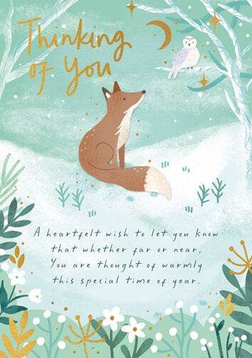 Thinking of You Christmas Card - House of Cards