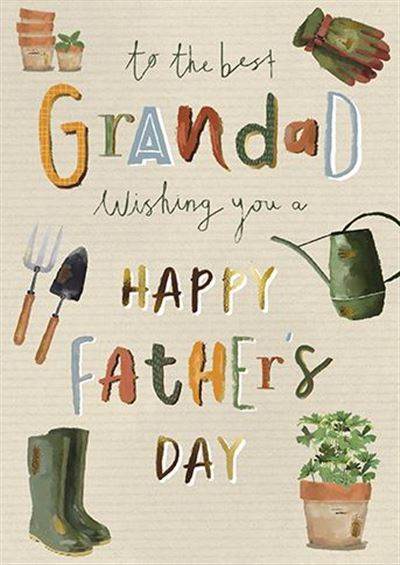 GBBC Gardening Grandad Father's Day Card - House of Cards