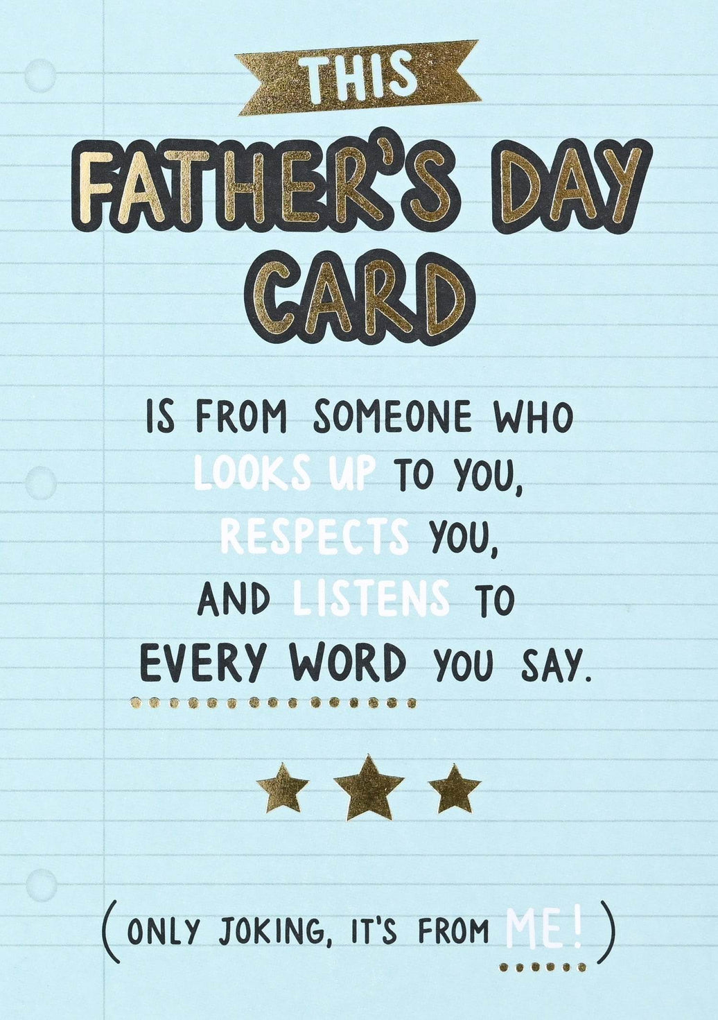 Every Word Fathers Day Card - House of Cards