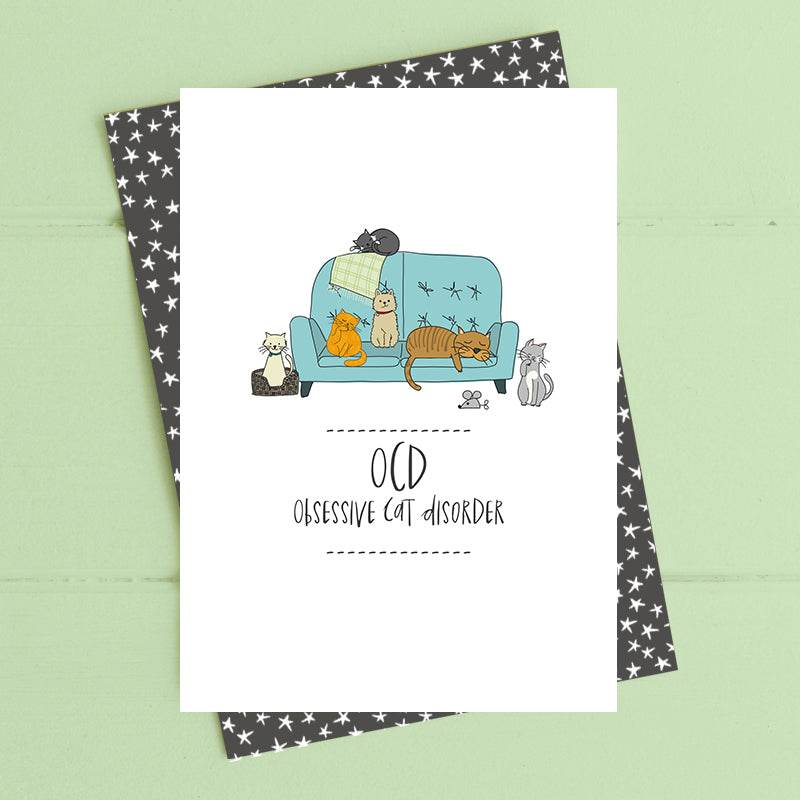 OCD Birthday Card - House of Cards