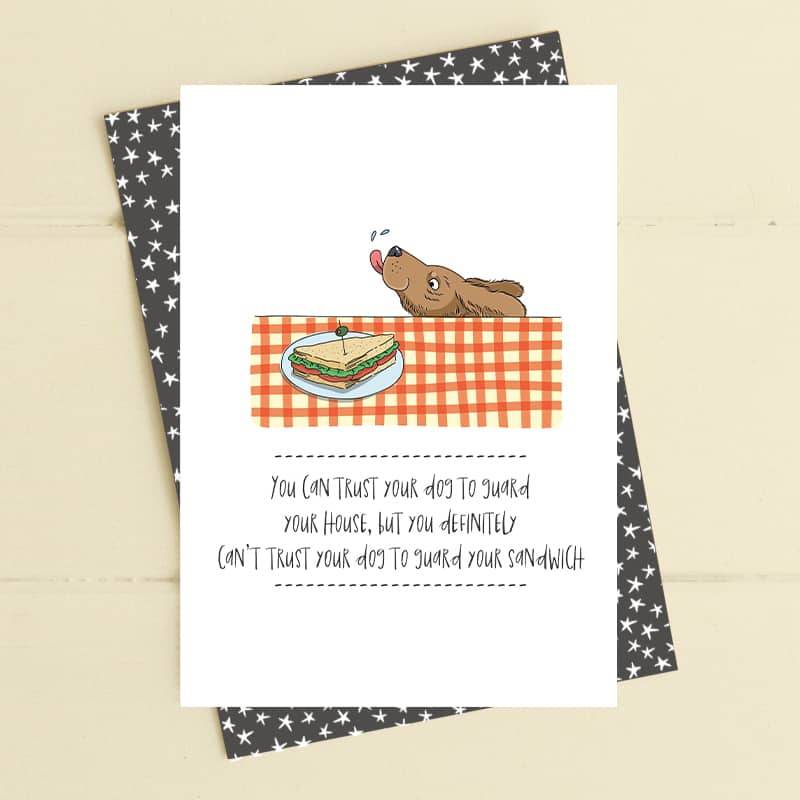 Sandwich Greeting Card - House of Cards