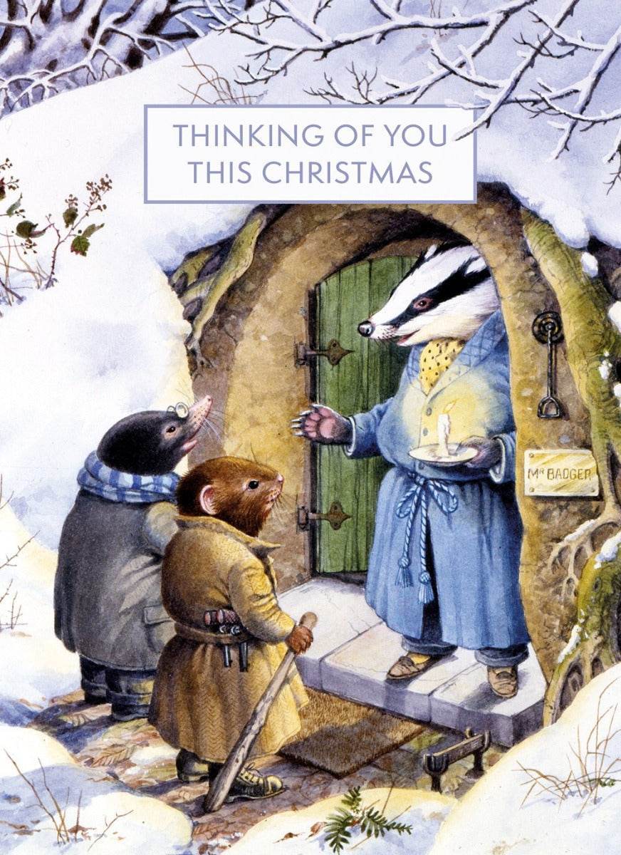 Thinking of You Wind in the Willows Christmas Card - House of Cards