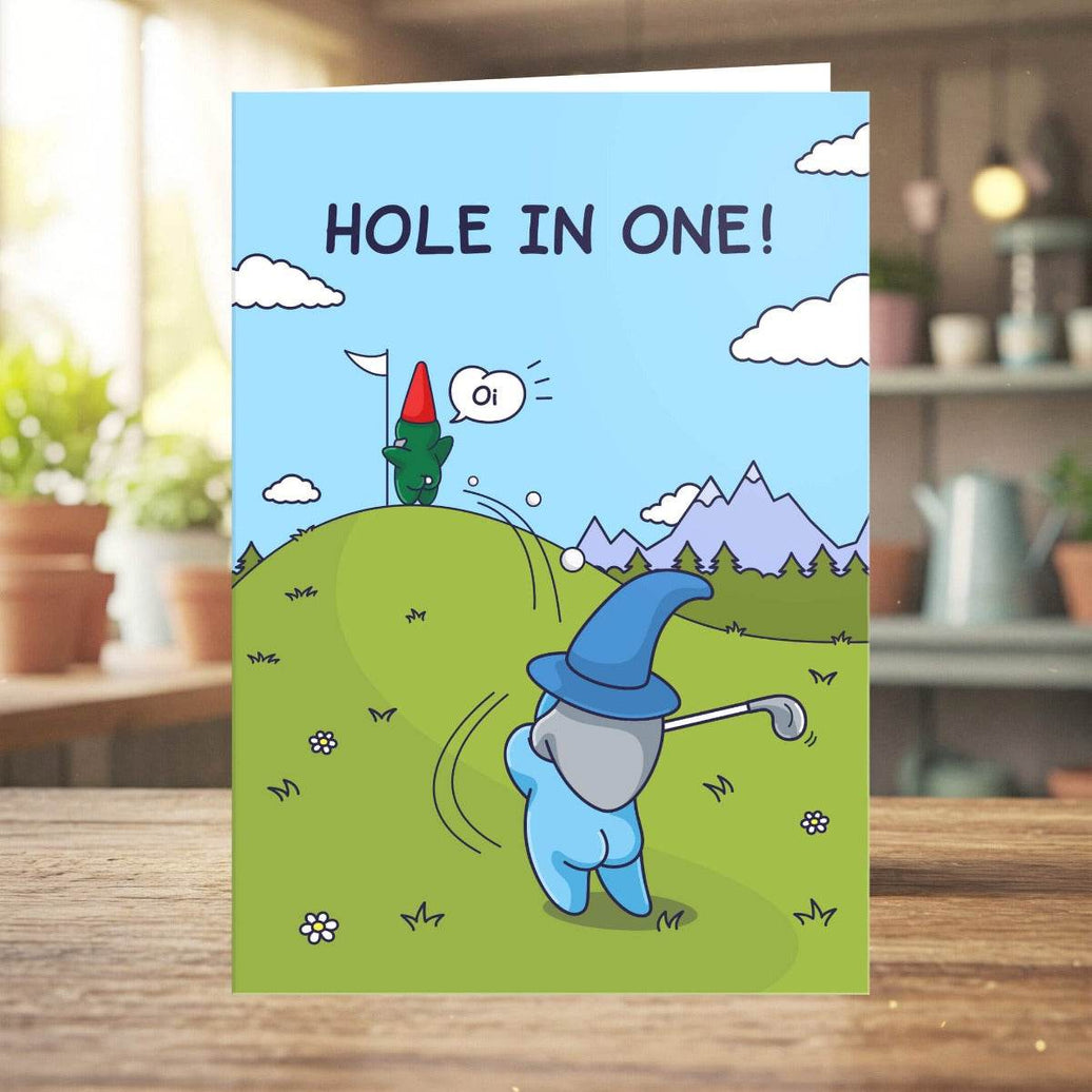 Golf Birthday Card - House of Cards