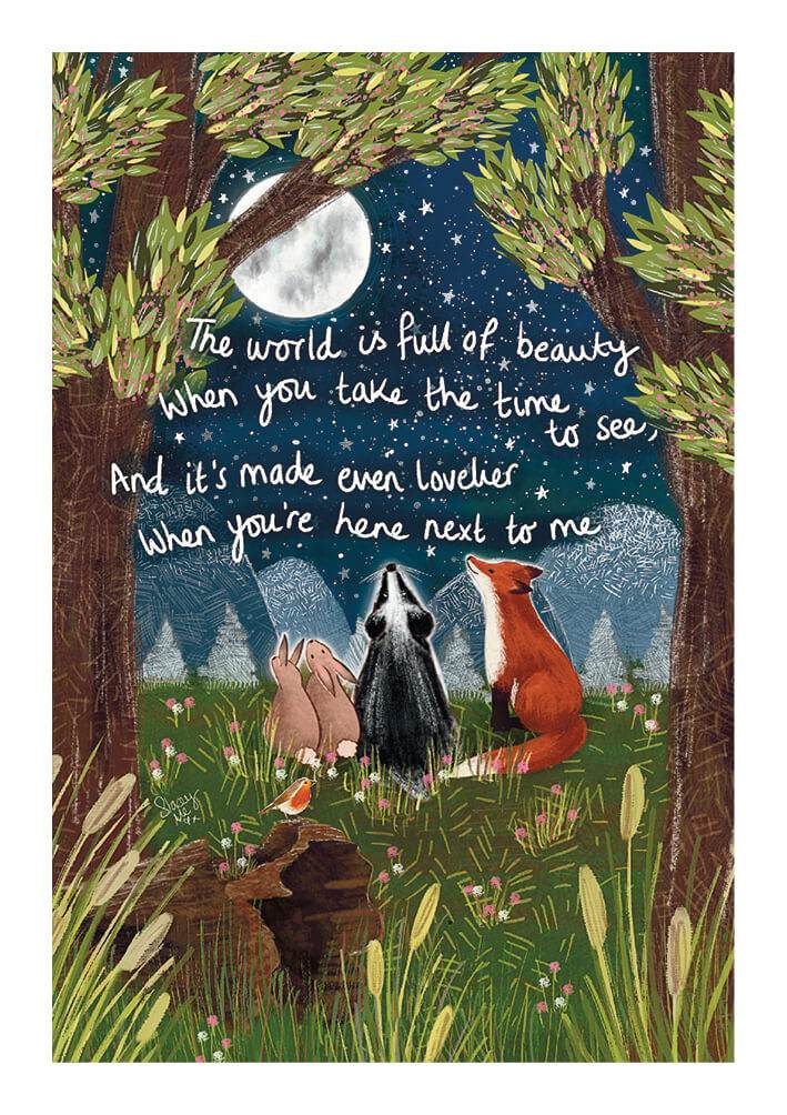 FUTM Next to Me Greeting Card - House of Cards