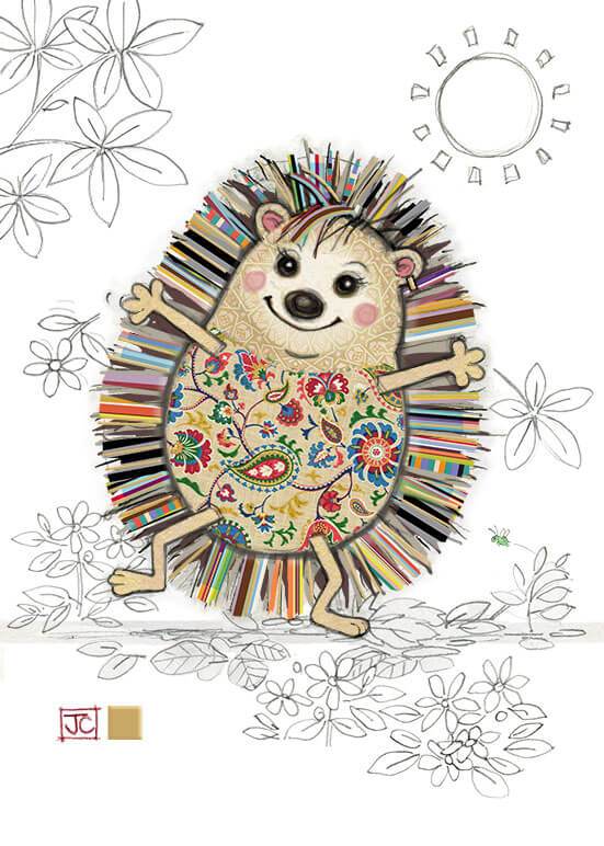 Hattie Hedgehog Birthday Card - House of Cards