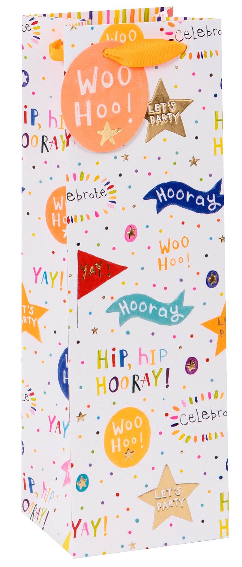 Lets Party Bottle Gift Bag - House of Cards