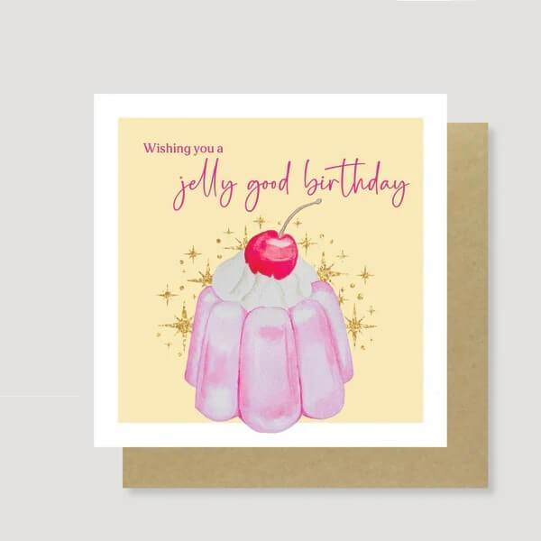 Jelly Birthday Card - House of Cards