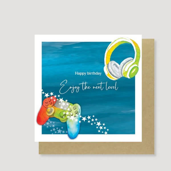 Gaming Birthday Card - House of Cards