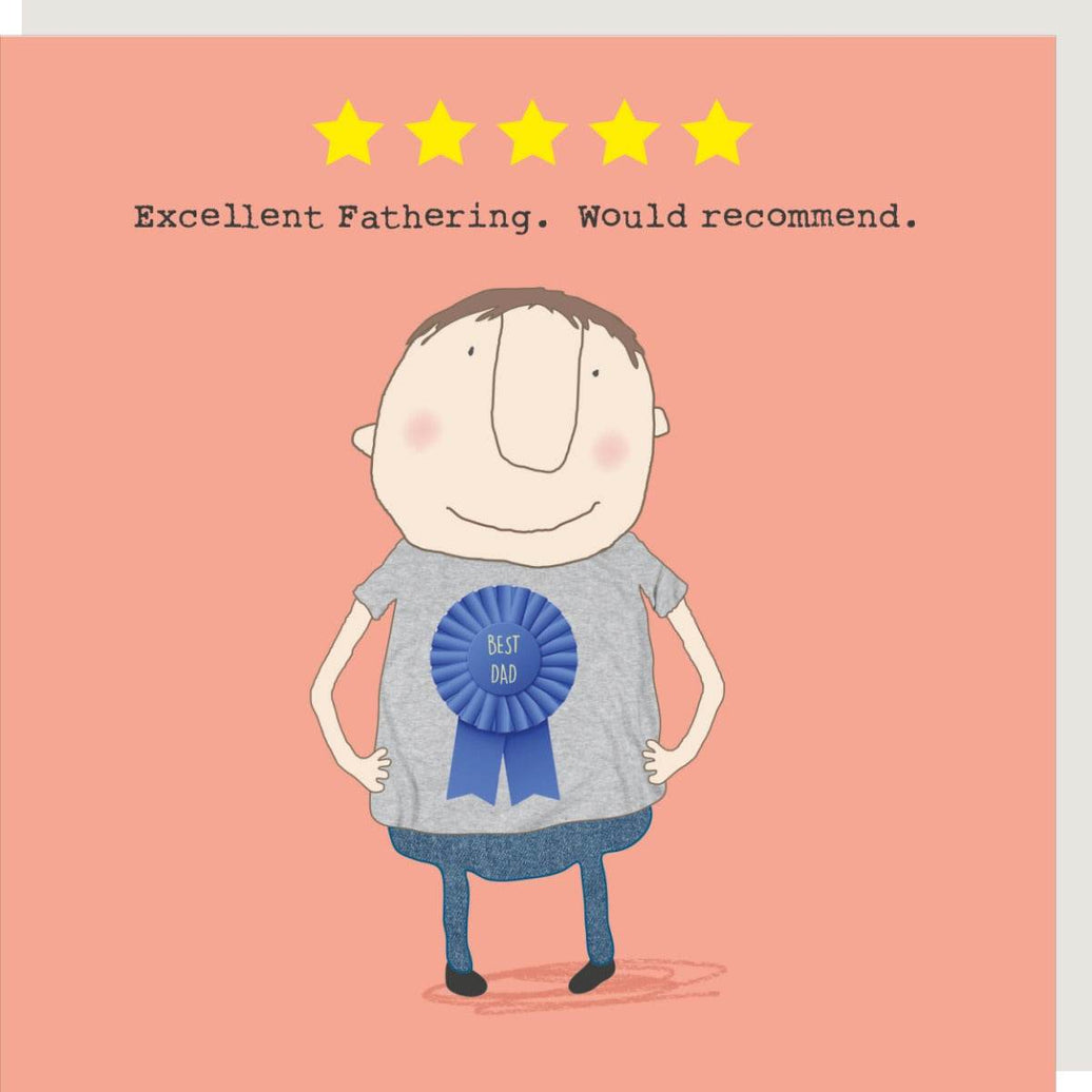 Five Star Dad Fathers Day Card - House of Cards