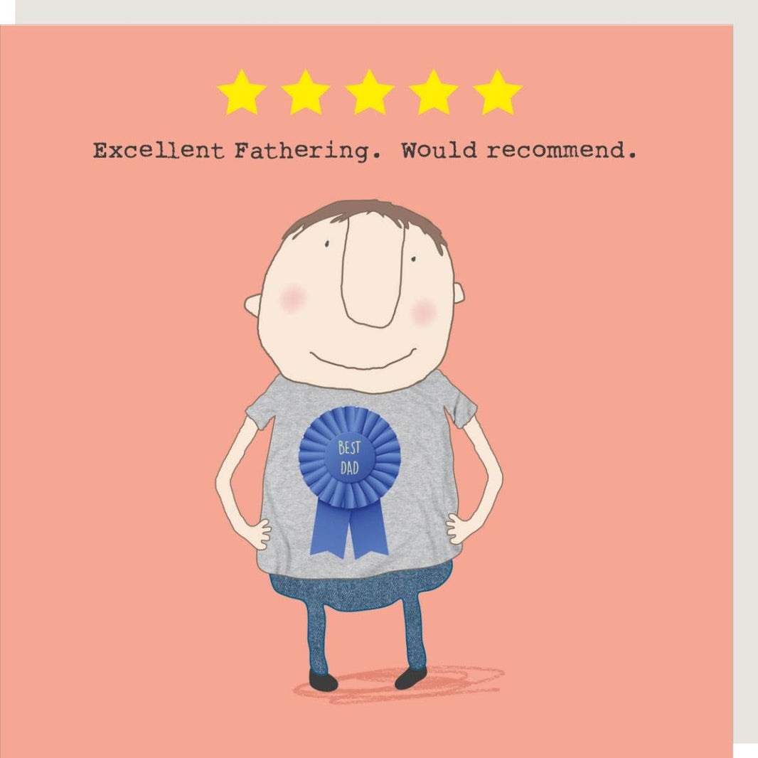 Five Star Dad Fathers Day Card - House of Cards