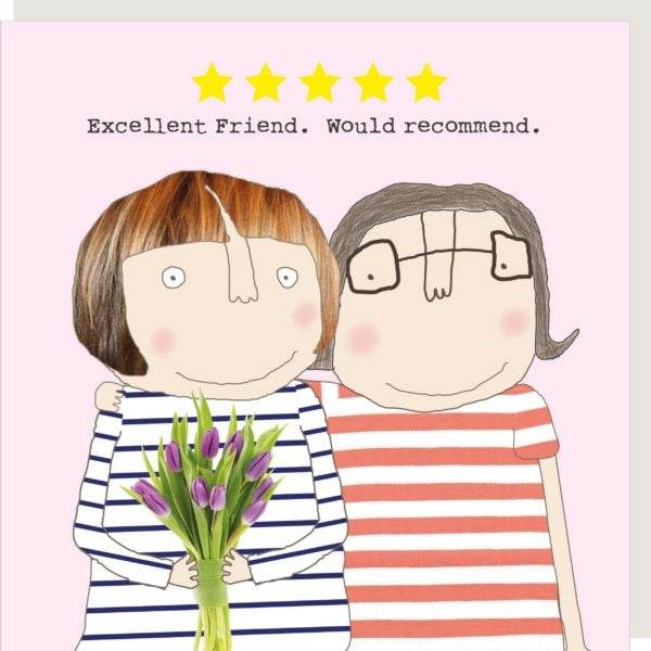 5 Star Friend Greeting Card - House of Cards