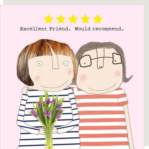 5 Star Friend Greeting Card - House of Cards