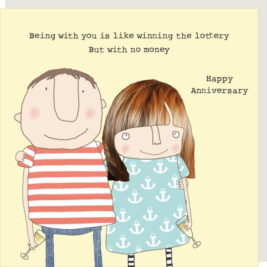 Lottery Anniversary Card - House of Cards