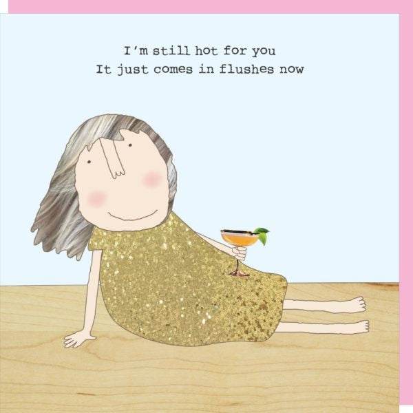 Hot For You Flushes Greeting Card - House of Cards
