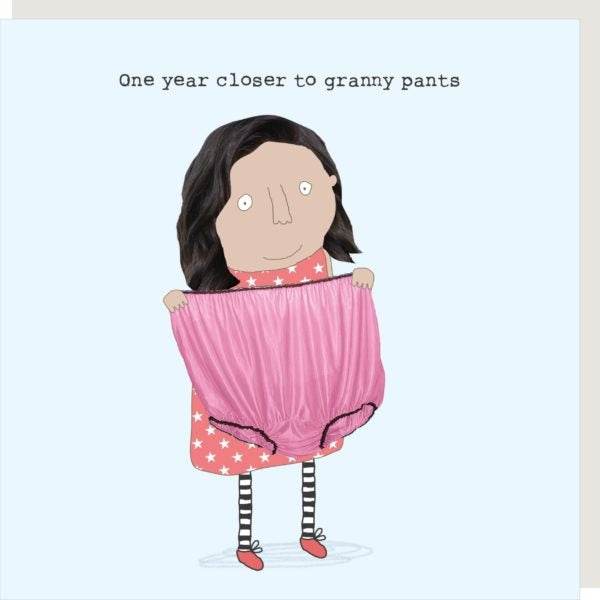 Granny Pants Greeting Card - House of Cards