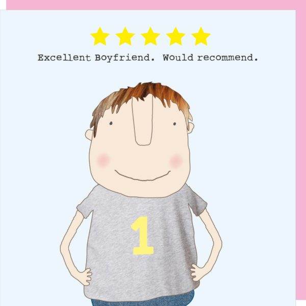 5 Star Boyfriend Valentine Card - House of Cards