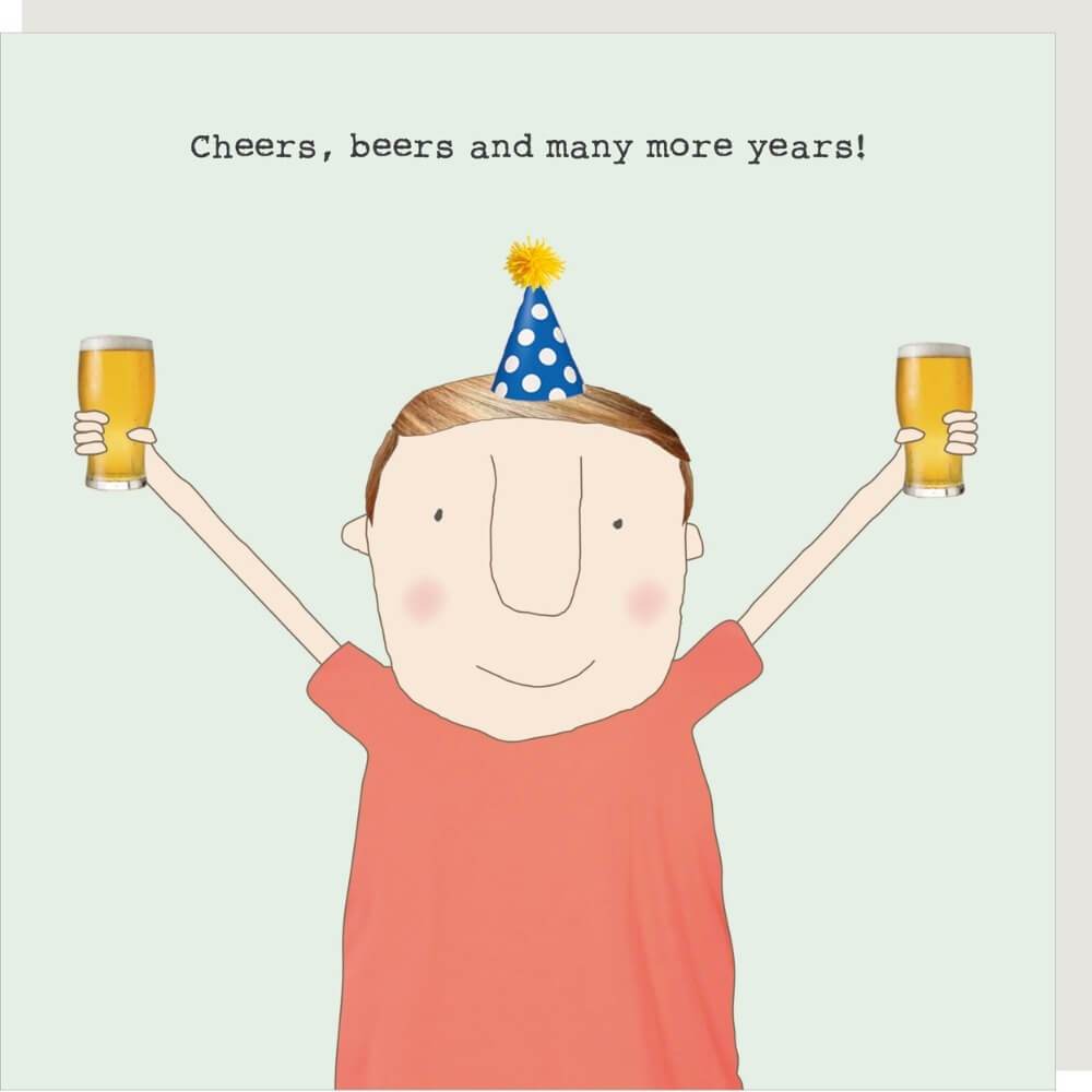 Cheers Beers Birthday Card - House of Cards