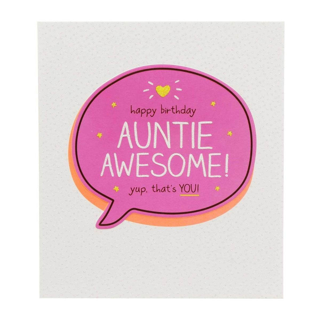 Auntie Awesome Birthday Card - House of Cards