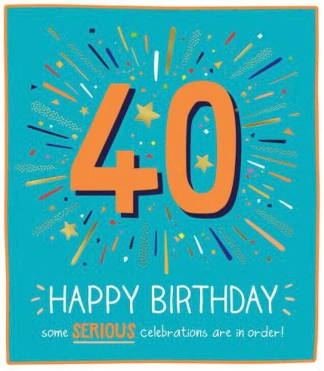 40th Birthday Card - House of Cards