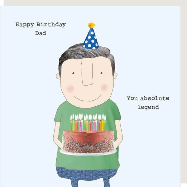 Dad Legend Birthday Card - House of Cards