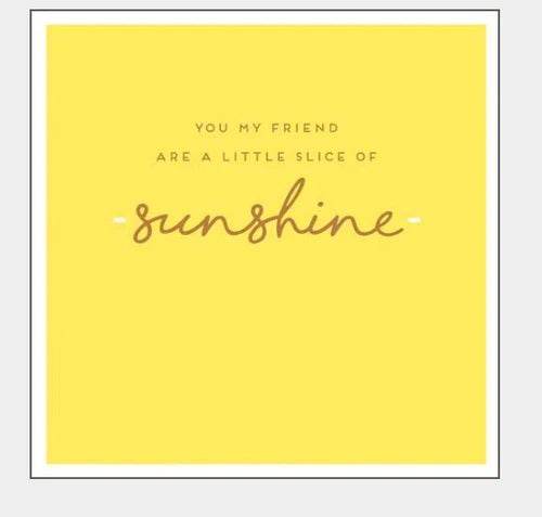 Sunshine Birthday Card - House of Cards