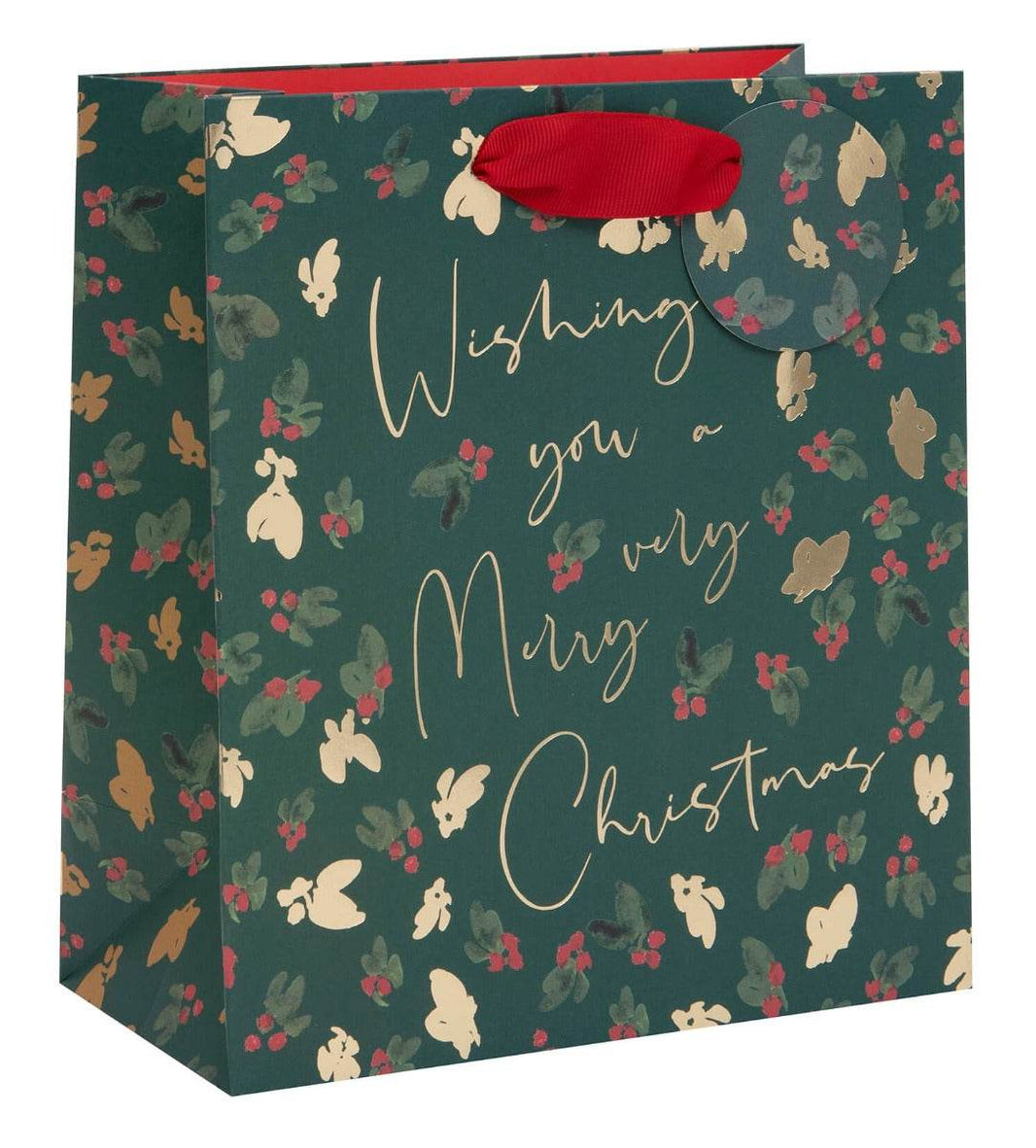 Luxury Berries Collection Medium Xmas Gift Bag - House of Cards
