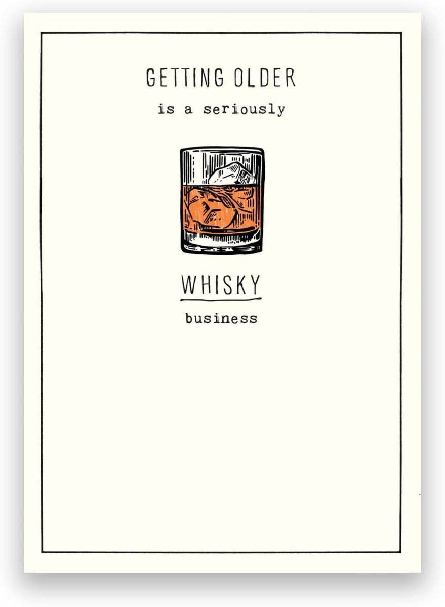 Whisky Business Birthday Card - House of Cards