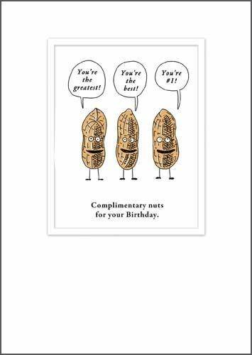 Complimentary Nuts Birthday Card - House of Cards