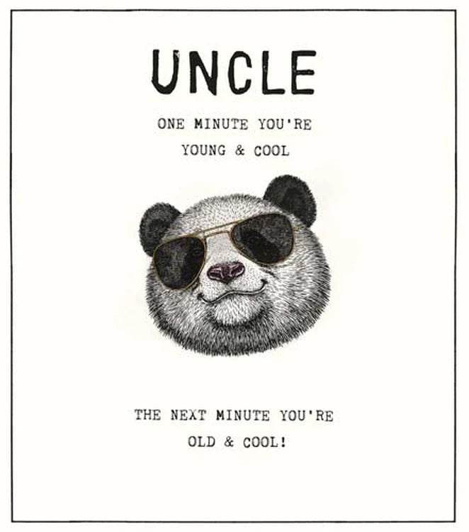 Cool Uncle Birthday Card - House of Cards