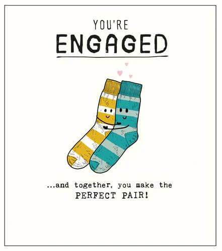 Engagement Greeting Card - House of Cards