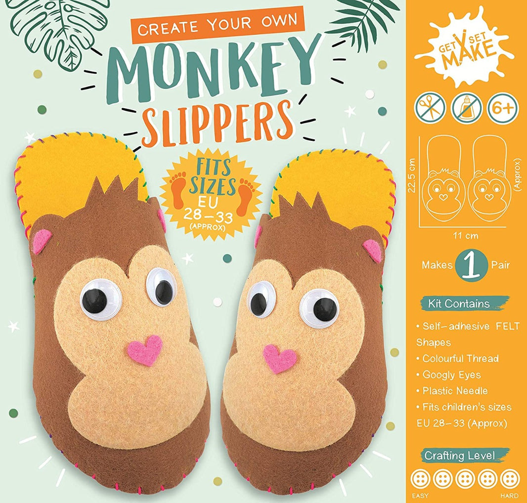 Create Your Own Monkey Slippers