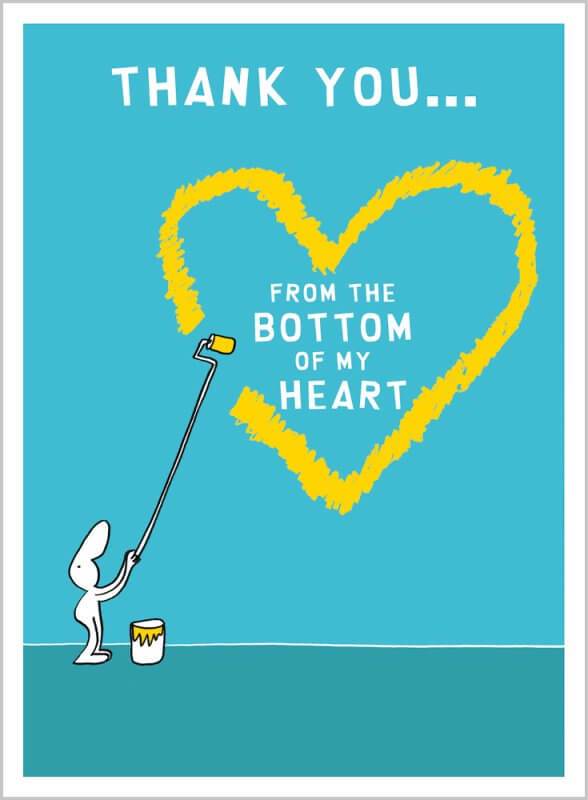 Harold's Thank You Greeting Card - House of Cards