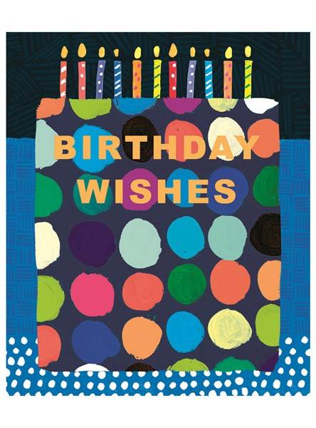 Hunky Dory Candles Birthday Card - House of Cards